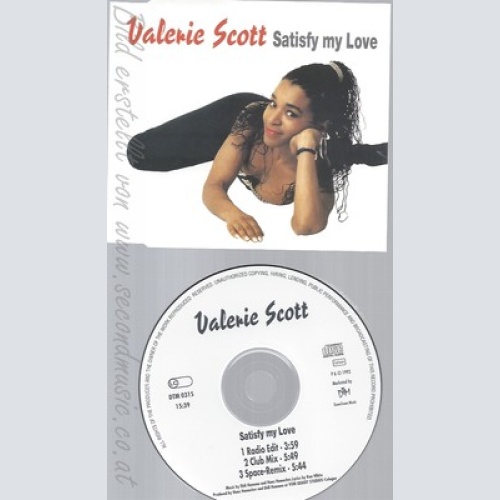 CD--VALERIE SCOTT -  - - SINGLE -- SATISFY MY LOVE