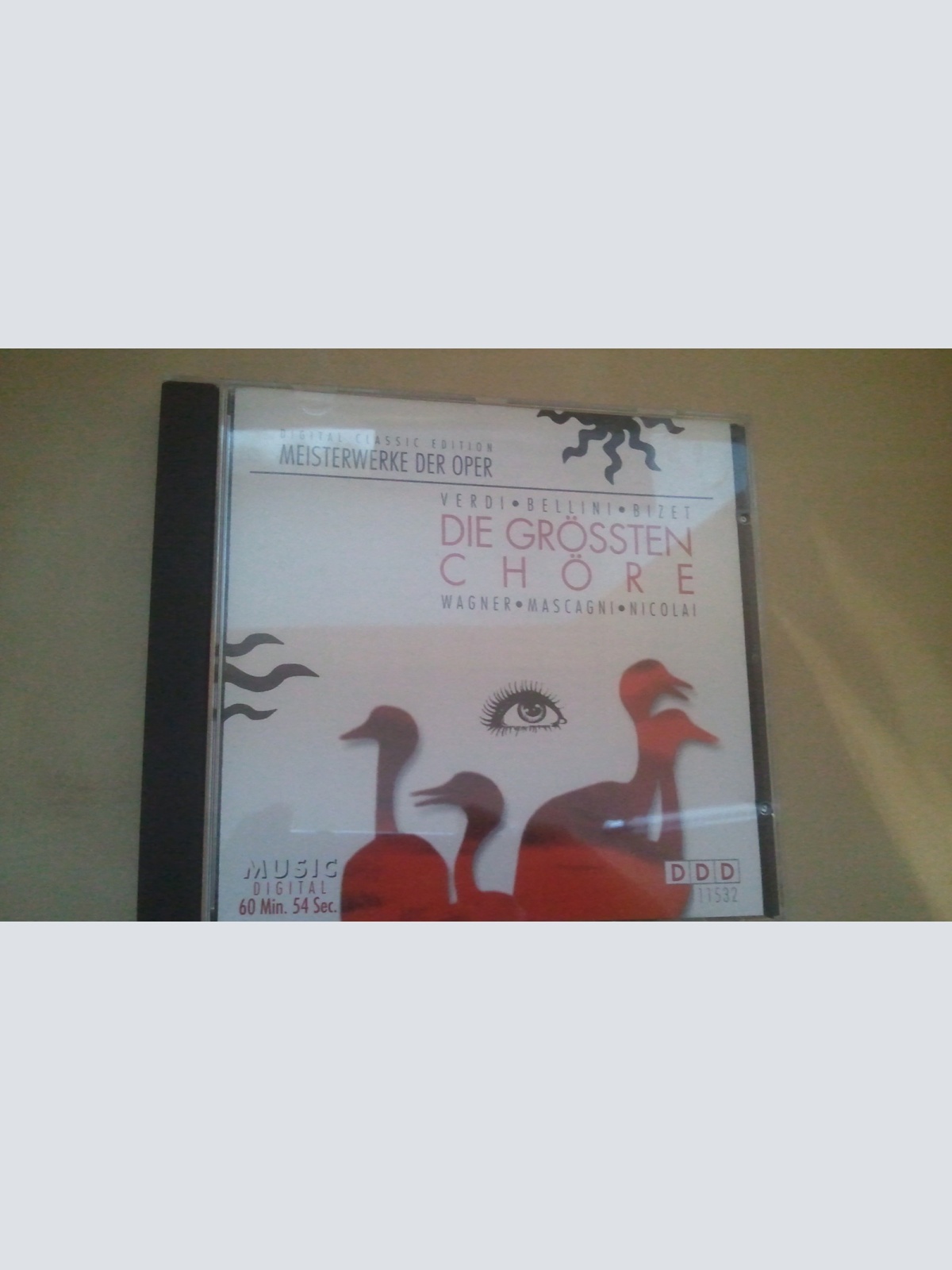 CD--MEISTERWERKE DER OPER--DIE GRÖSSTEN CHÖRE -----ALBUM