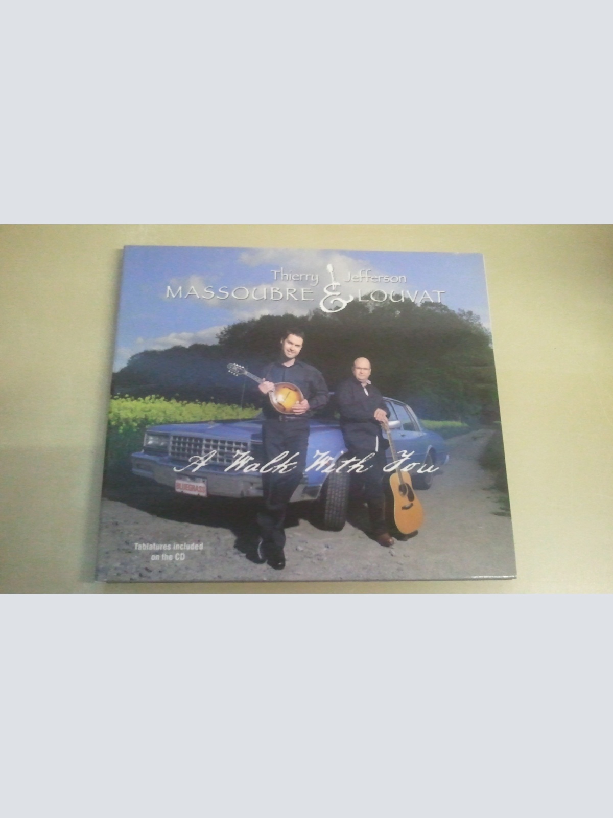 CD--THIERRY MASSOUBRE & JEFFERSON LOUVAT--A WALK WITH YOU -ALBUM