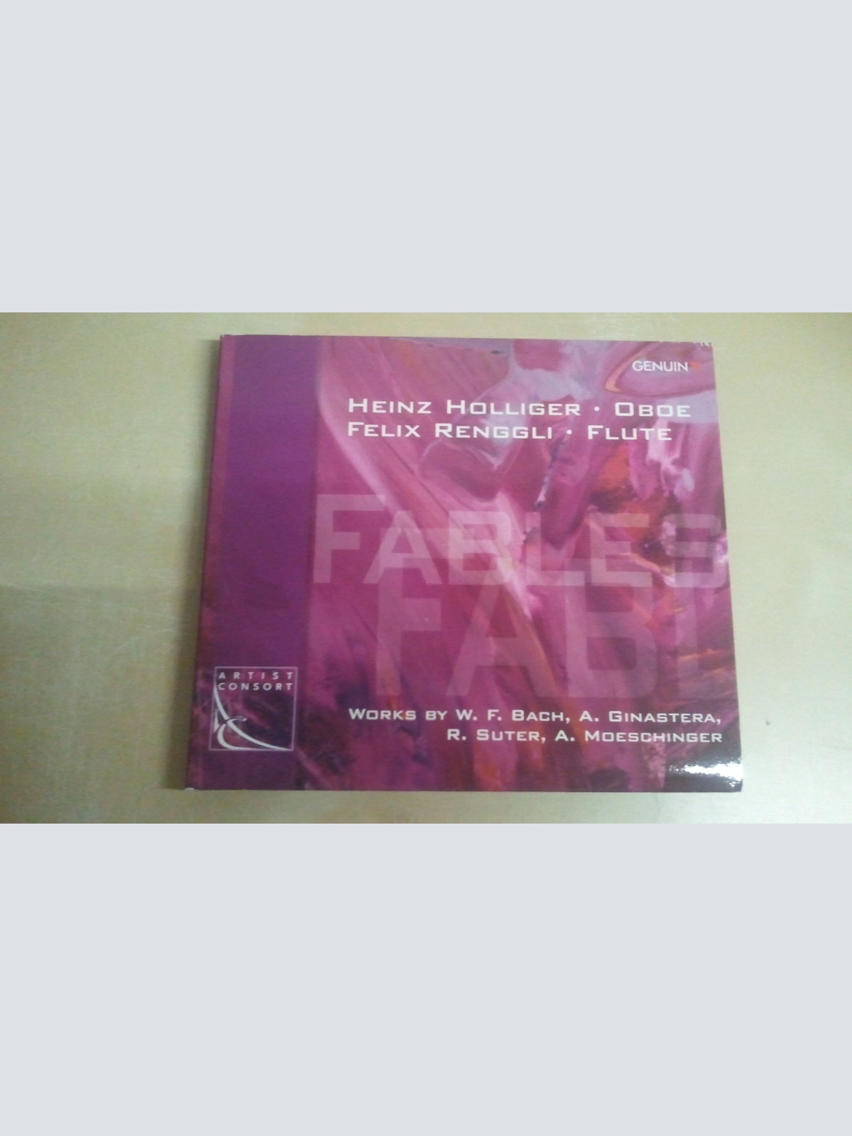 CD--HEINZ HOLLIGER--OBOE--FELIX RENGGLI--FLUTE-ALBUM