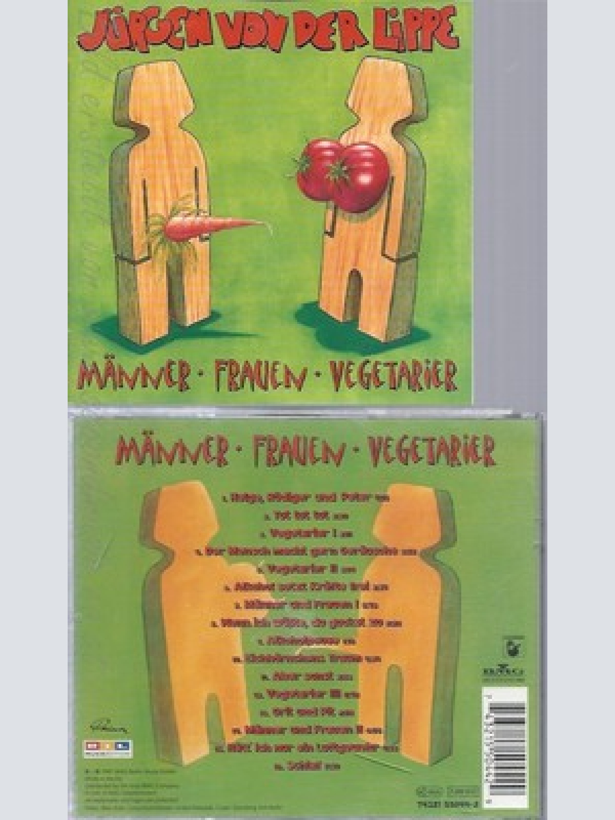 CD--JUERGEN VON  DER LIPPE -- -- MAENNER,FRAUEN,VEGETA...