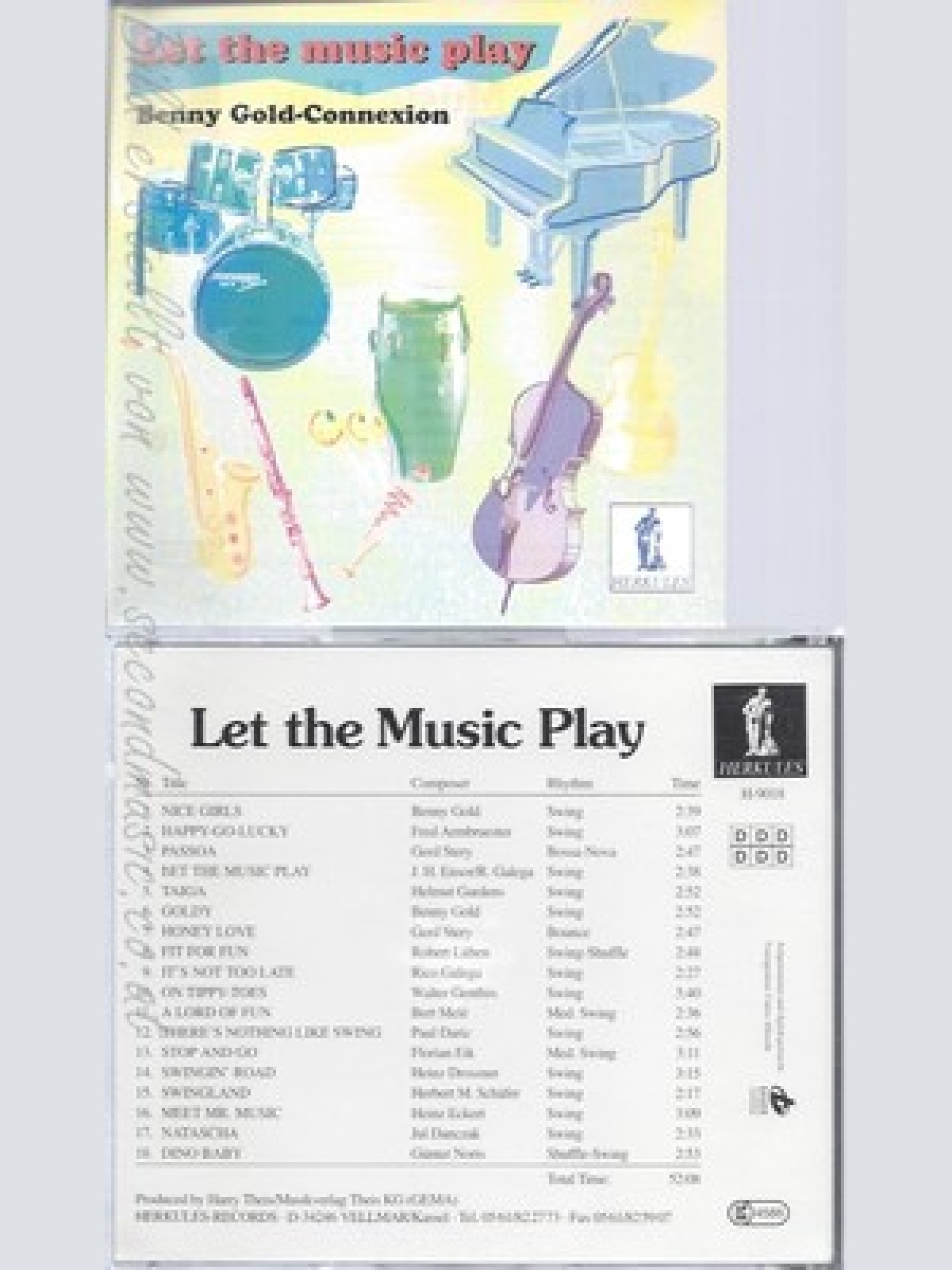 CD--BENNY GOLD CONNEXION--LET THE MUSIC PLAY