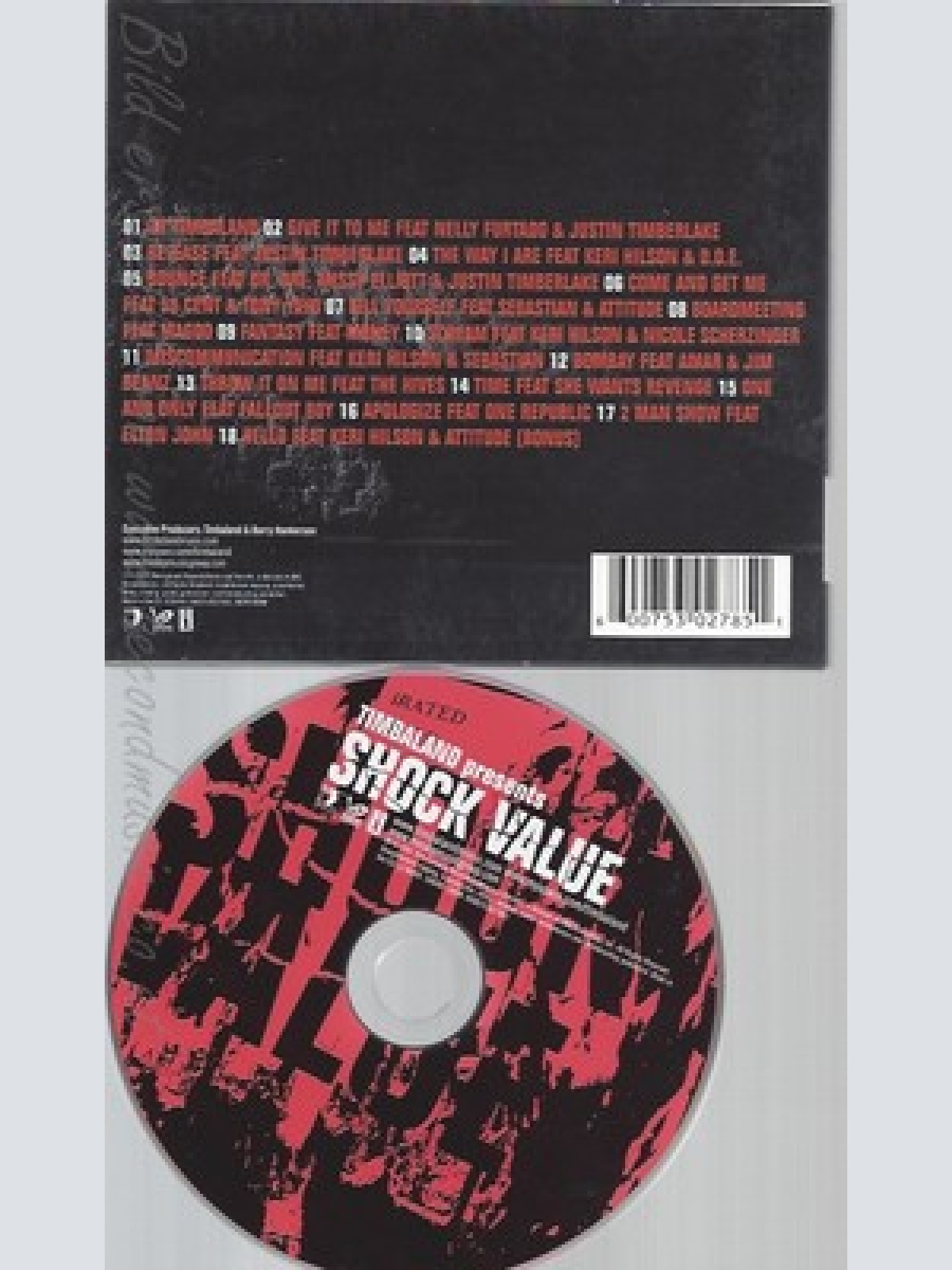 CD--TIMBALAND -- -SHOCK VALUE--DIGI--LTD.PUR EDT.-