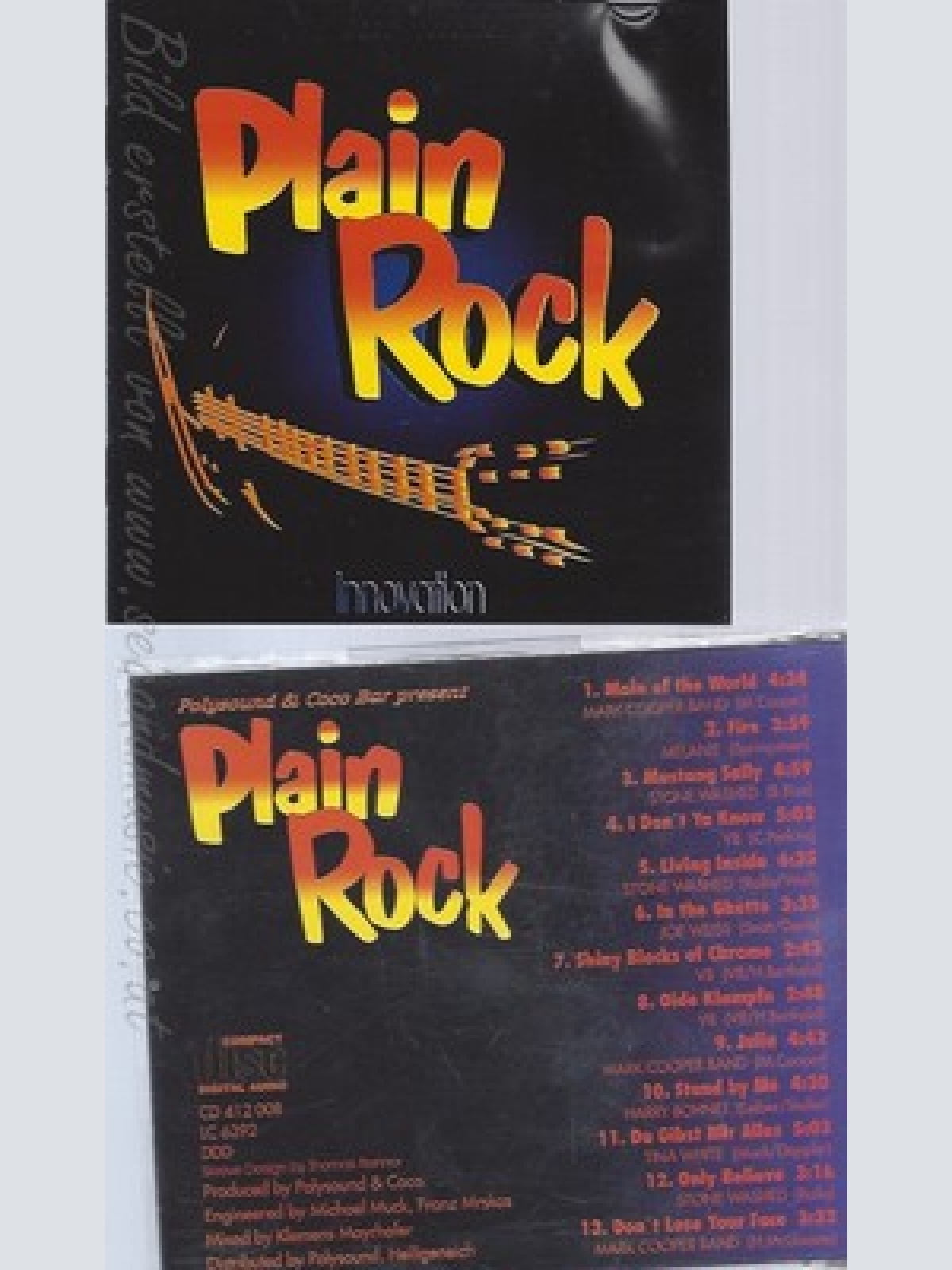 CD--PLAIN ROCK--INNOVATION