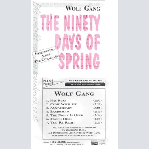 CD--WOLF GANG --THE NINETY DAYS OF SPRING