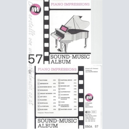 CD--SOUND MUSIC ALBUM--PIANO IMPRESSIONS