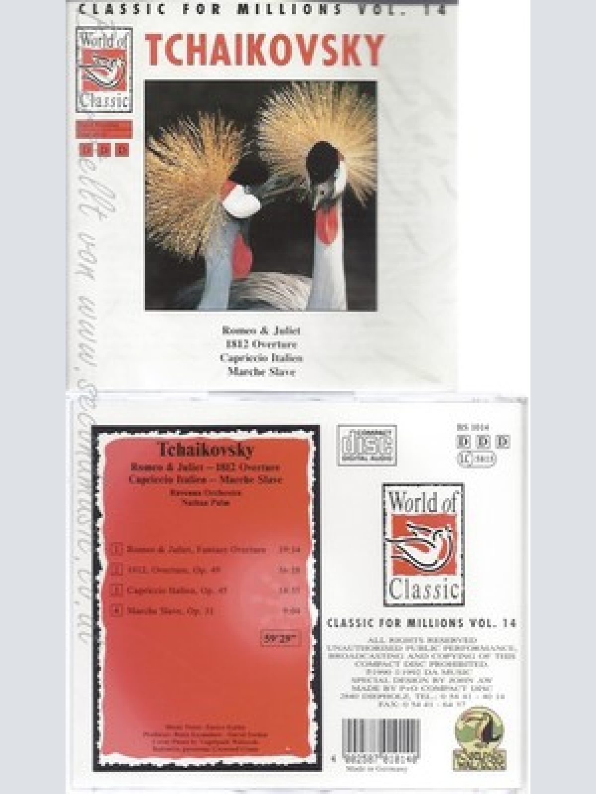 CD--RAVENNA OR UND PETER ILJITSCH TSCHAIKOWSKY -- -- -- ROMEO & JULIET