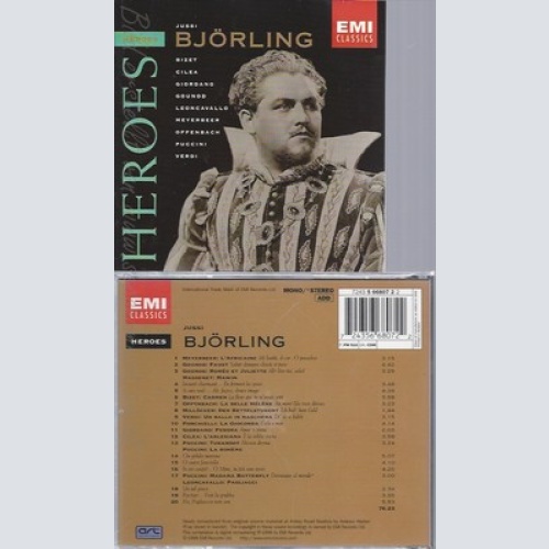 CD--JUSSI BJÖRLING, GEORGES BIZET --, CILEA UND GIORDANO -- -- OPERA HERÖS - JUS