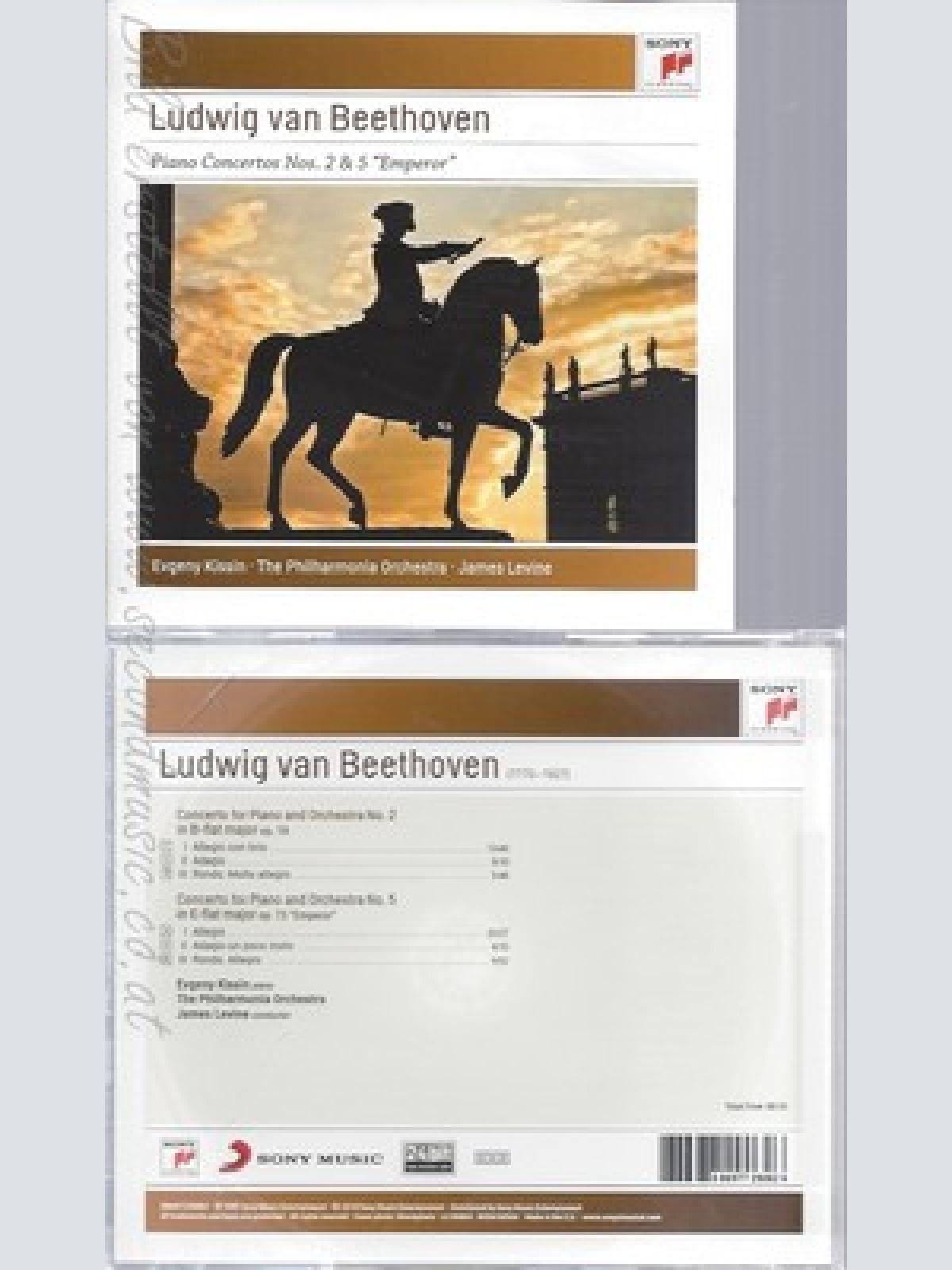 CD--EVGENY KISSIN, JAMES LEVINE, PHILHARMONIA ORCHESTRA -- UND LUDWIG VAN BEET--