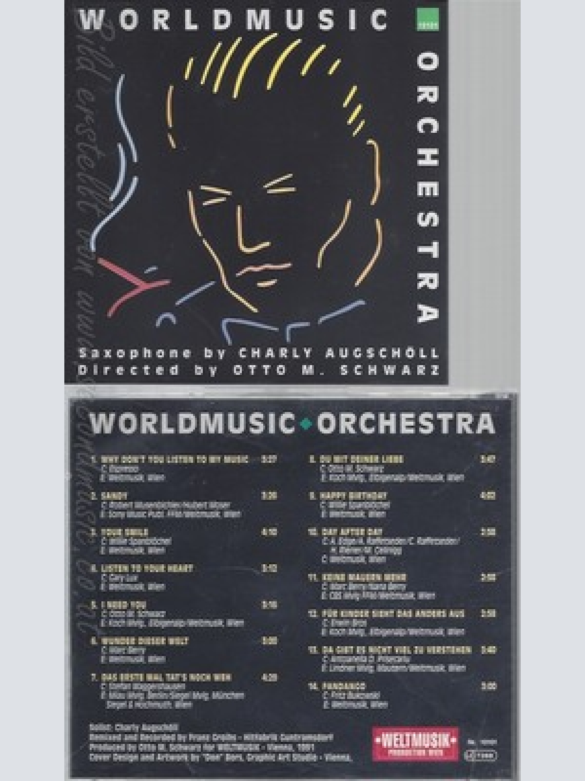 CD--WORLDMUSIC ORCHESTRA--CHARLY AUGSCHÖLL-