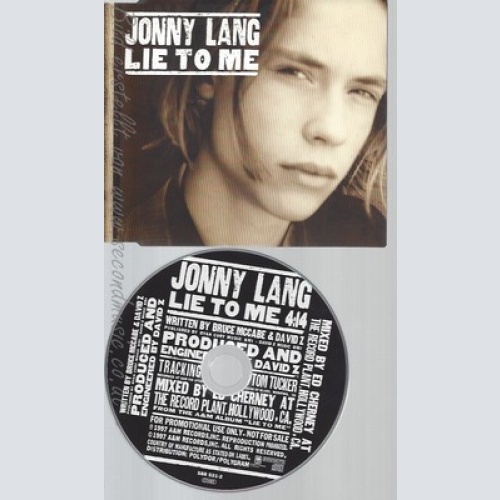 CD--JOHNNY LANG--LIE TO ME --PROMO