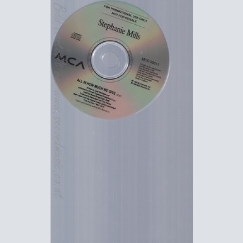CD--STEPHANIE MILLS--ALL IN HOW MUCH WE GIVE--PROMO