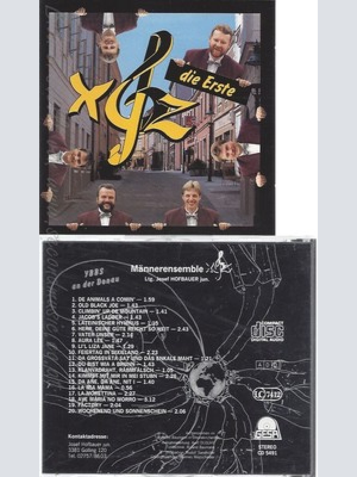 CD--MÄNNERENSEMBLE XYZ--DIE ERSTE