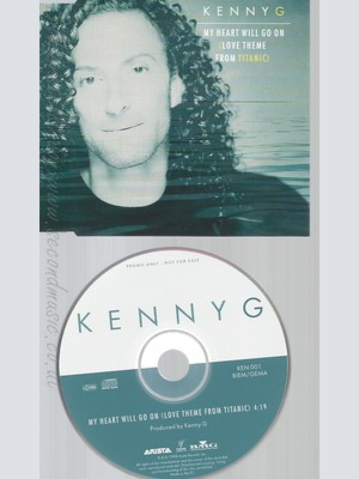 CD--KENNY G--MY HEART WILL GO ON--PROMO