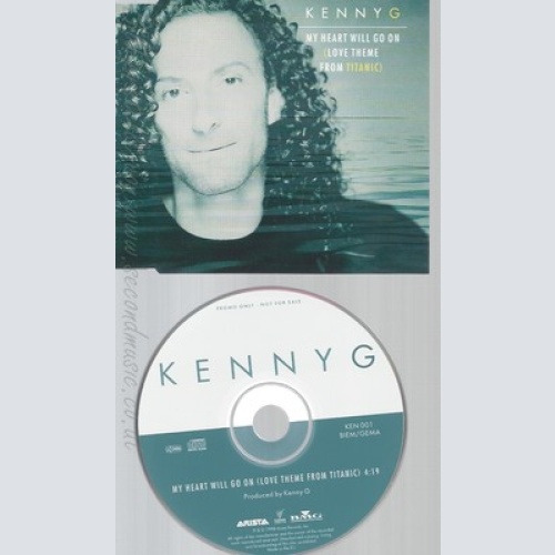 CD--KENNY G--MY HEART WILL GO ON--PROMO
