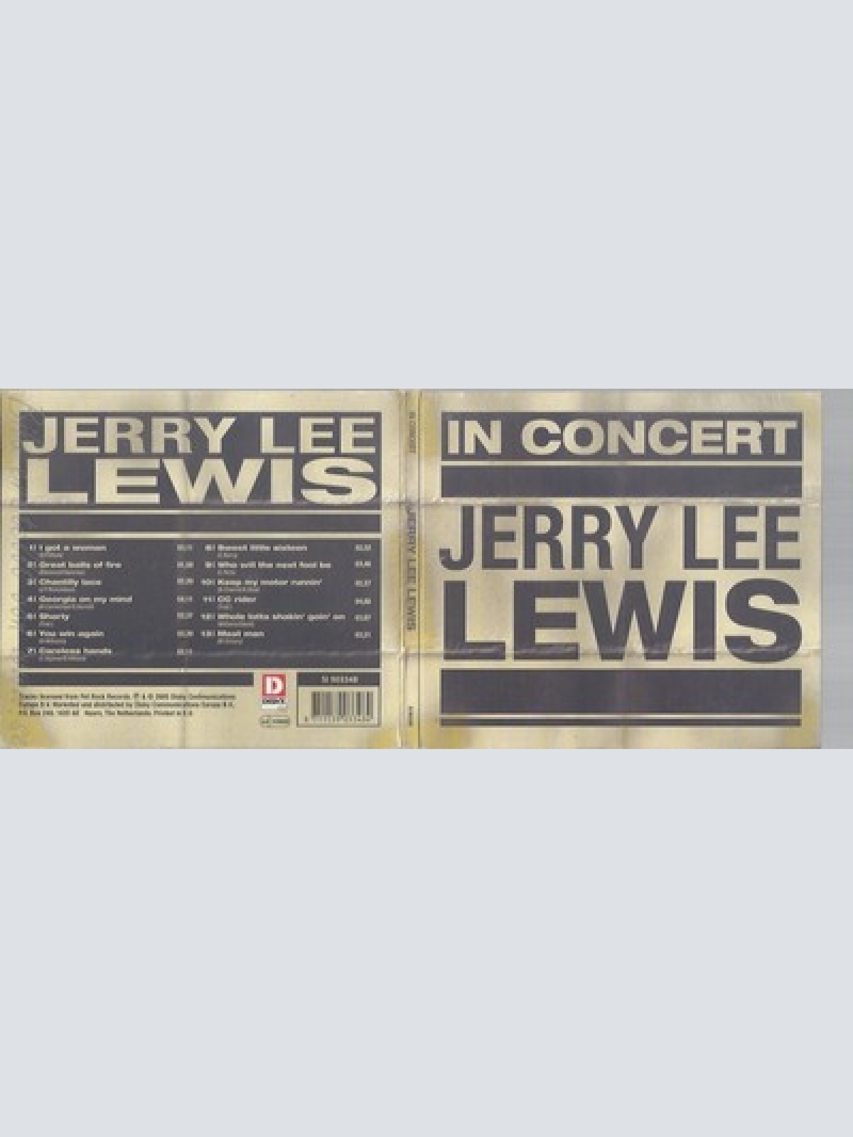 CD--JERRY LEE LEWIS -- -- IN CONCERT