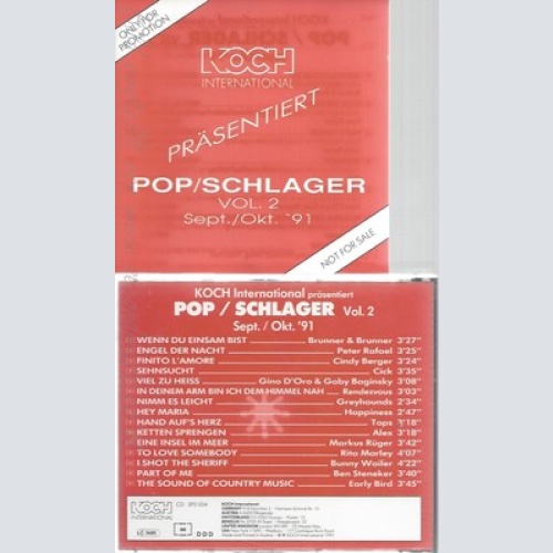 CD--KOCH PRÄSENTIERT--POP/SCHLAGER--VOL2 --PROMO