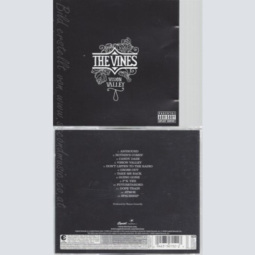 CD--THE VINES -- --PROTECTED CD -- VISION VALLEY
