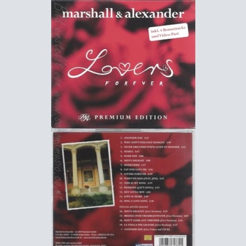 CD--MARSHALL & ALEXANDER -- -- LOVERS FOREVER --