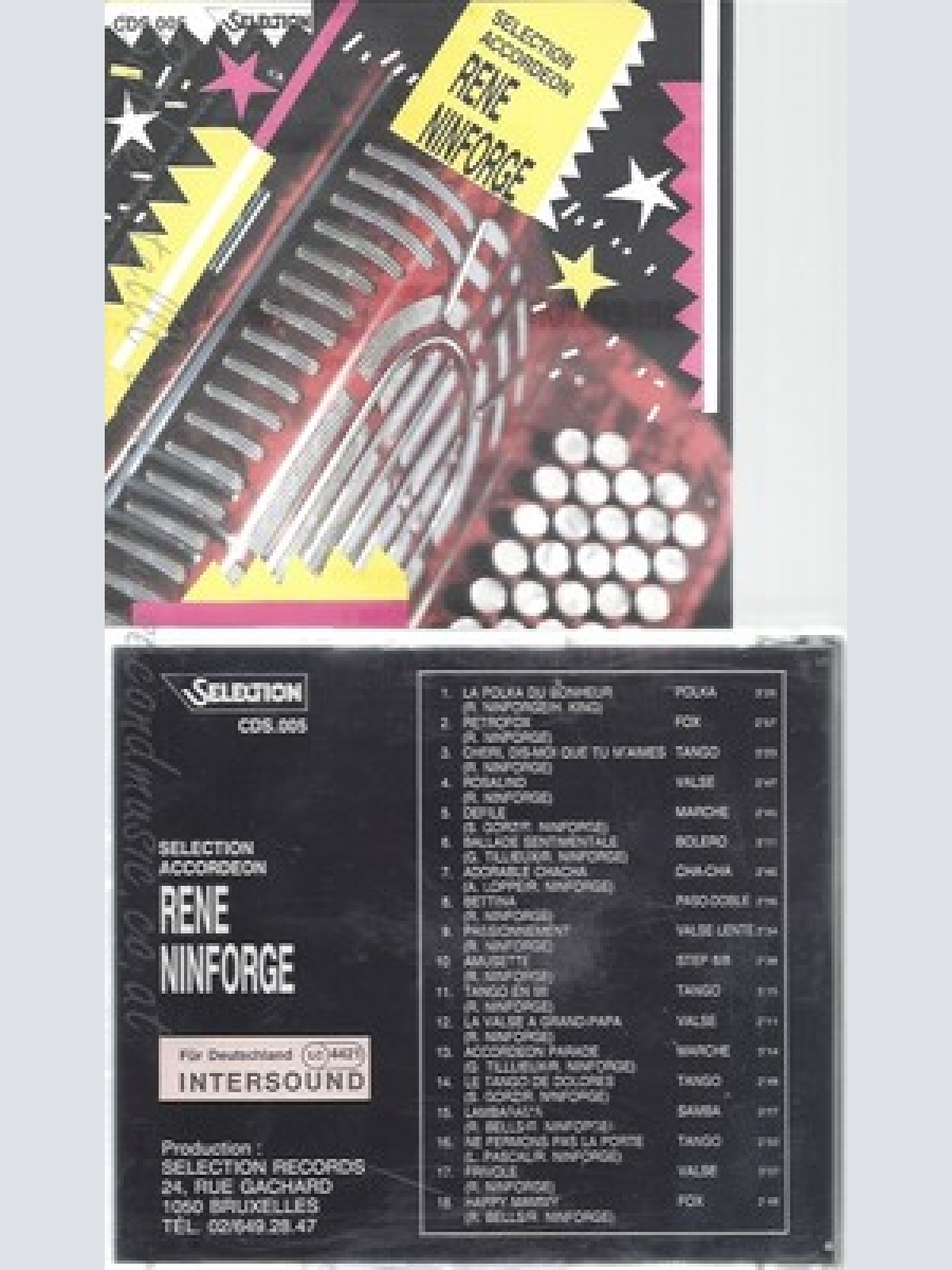 CD--SELECTION ACCORDEON--RENE NINFORGE