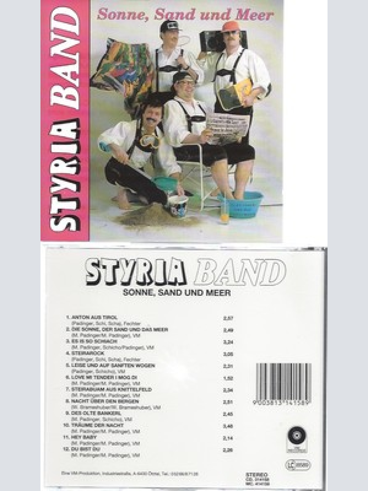 CD--STYRIA BAND--SONNE SAND UND MEER