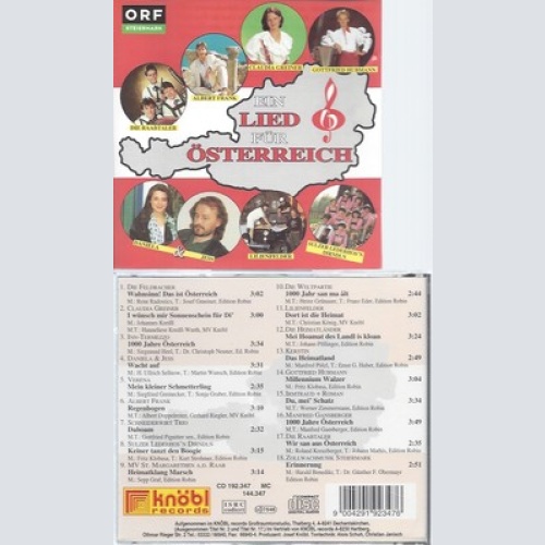 CD--EIN LIED FUER OESTERREICH