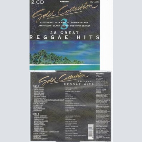 CD--VARIOUS -- 28 REGGAE HITS 2CD----COLLECTION-3