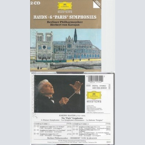 CD--HERBERT / KARAJAN, BP -- UND JOSEPH HAYDN -- -- --C--MASTERS - HAYDN: 6 "PAR