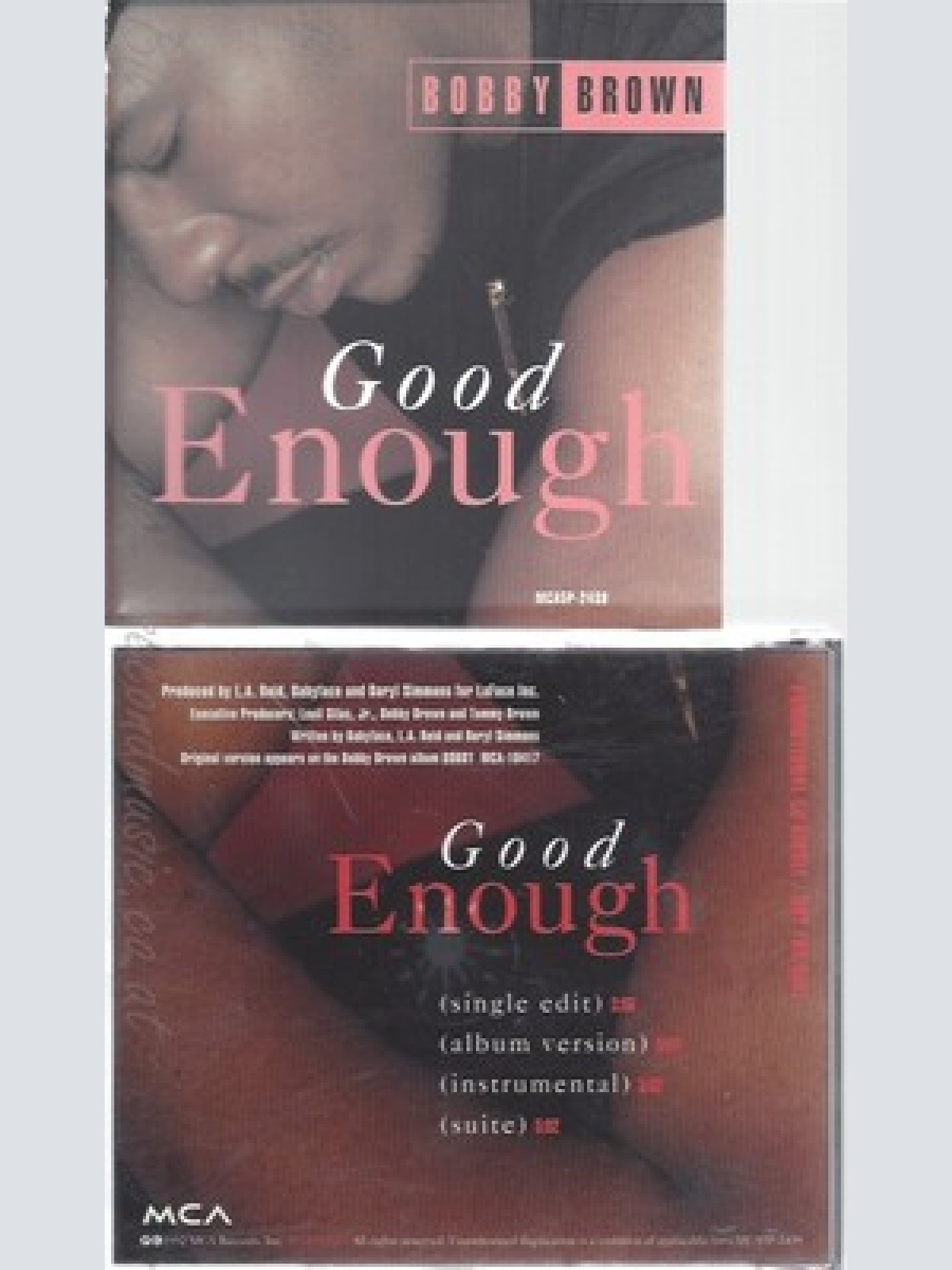 CD--BOBBY BROWN--GOOD ENOUGH--PROMO