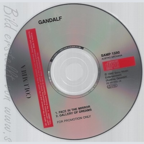 CD--GANDALF--FACE IN THE MIRROR--PROMO