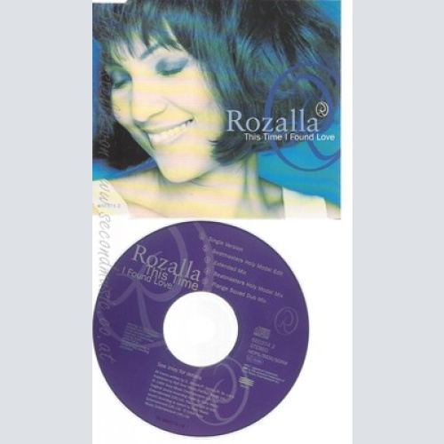 CD--ROZALLA --- THIS TIME I FOUND LOVE