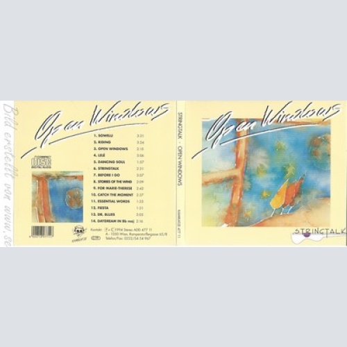 CD--SPRINGTALK--OPEN WINDOWS