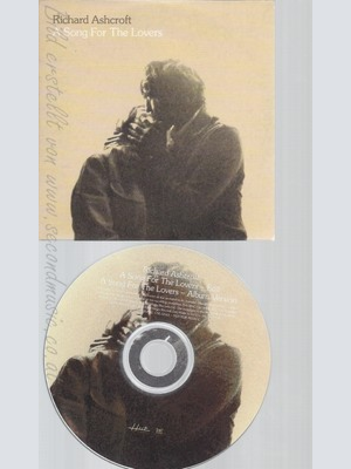 CD--RICHARD ASHCROFT--A SONG FOR THE LOVERS--PROMO--CARDSLEEVE