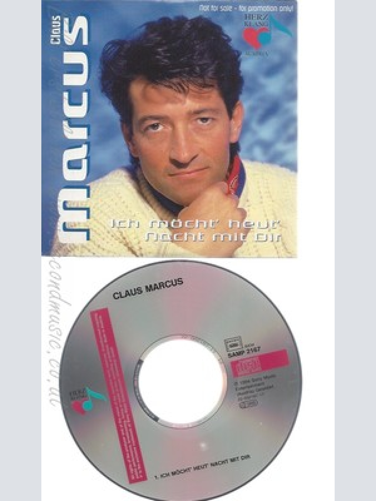 CD--CLAUS MARCUS--ICH MÖCHTE HEUT NACHT MIT DIR--PROMO