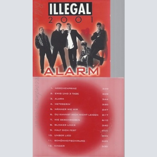 CD--ILLEGAL 2001--ALARM--