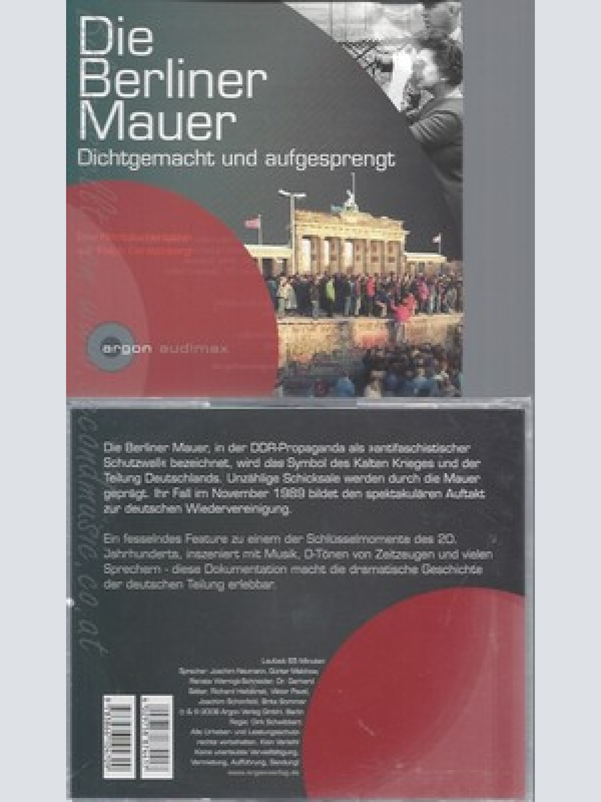 CD--RALPH GERSTENBERG -- --- DIE BERLINER MAUER: DICHTGEMACHT UND AUFGESPRENGT