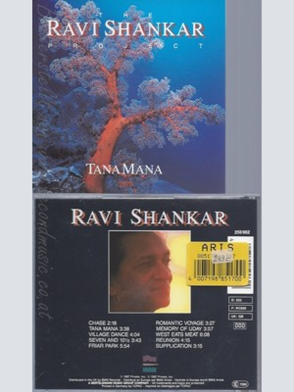 CD--RAVI SHANKAR -- -- TANA MANA
