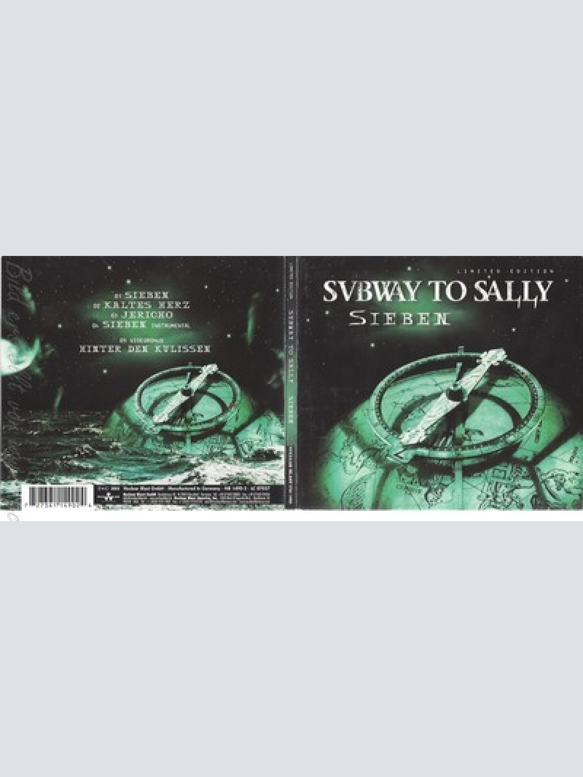 CD--SUBWAY TO SALLY -- --- SIEBEN