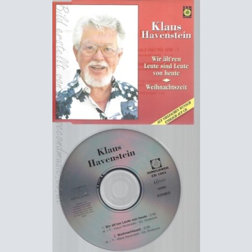 CD--KLAUS HAVENSTEIN--WIR ÄLT'REN LEUTE SIND LEUTE VON HEUTE