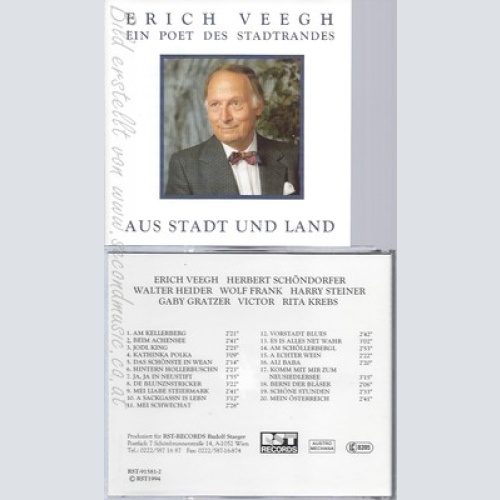 CD--ERICH VEEGH--EIN POET DES STADTRANDES--AUS STADT UND LAND