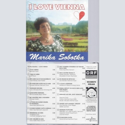 CD--MARIKA SOBOTKA--I LOVE VIENNA