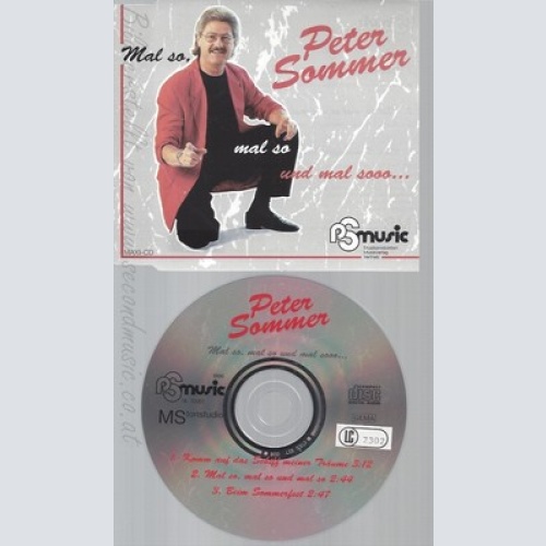 CD--PETER SOMMER--MAL SO UND MAL SOO