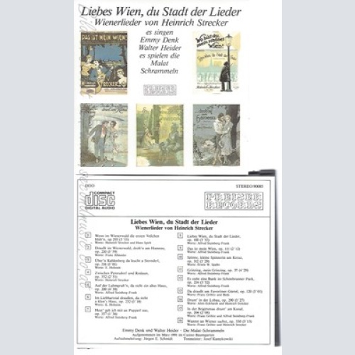 CD--LIEBES WIEN DU STADT DER LIEDER--EMMY DENK-WALTER HEIDER--SCHRAMMELN--