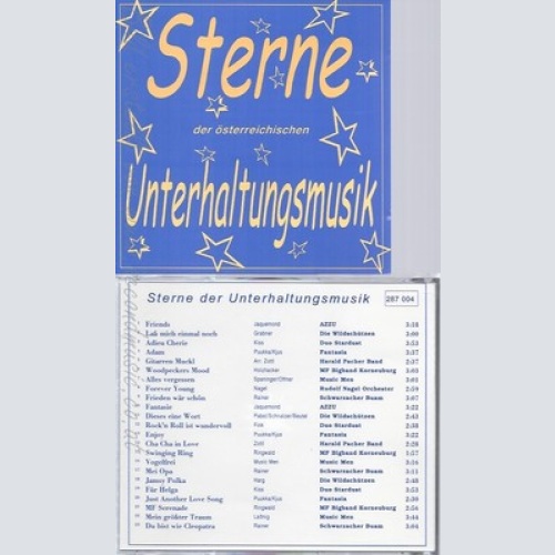 CD--STERNE DER ÖSTERREICHISCHEN UNTERHALTUNGSMUSIK--SCHWARZACHER BUAM--DUA STARD