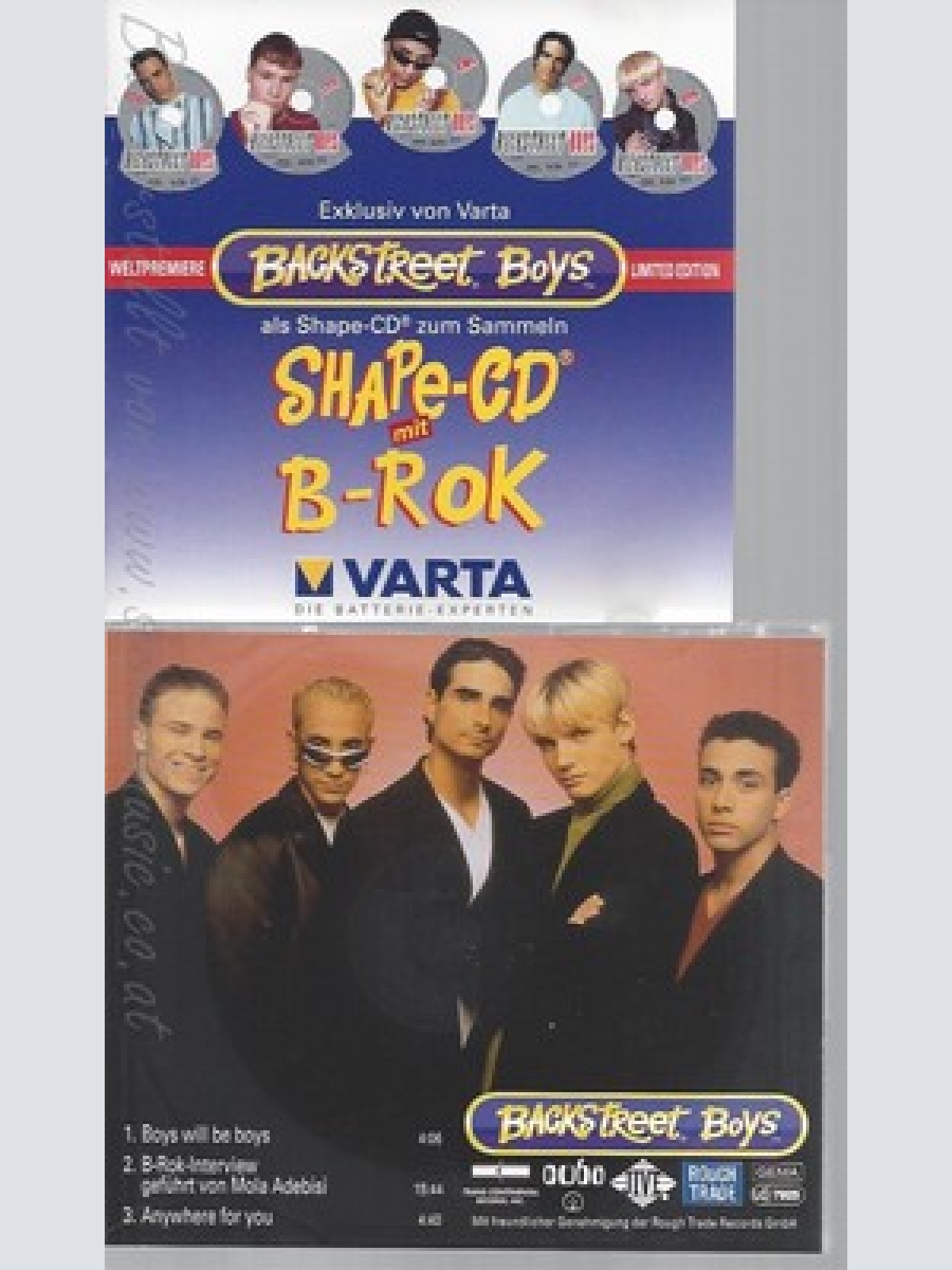 CD--BACKSTREET BOYS--SHAPE CD MIT B-ROCK