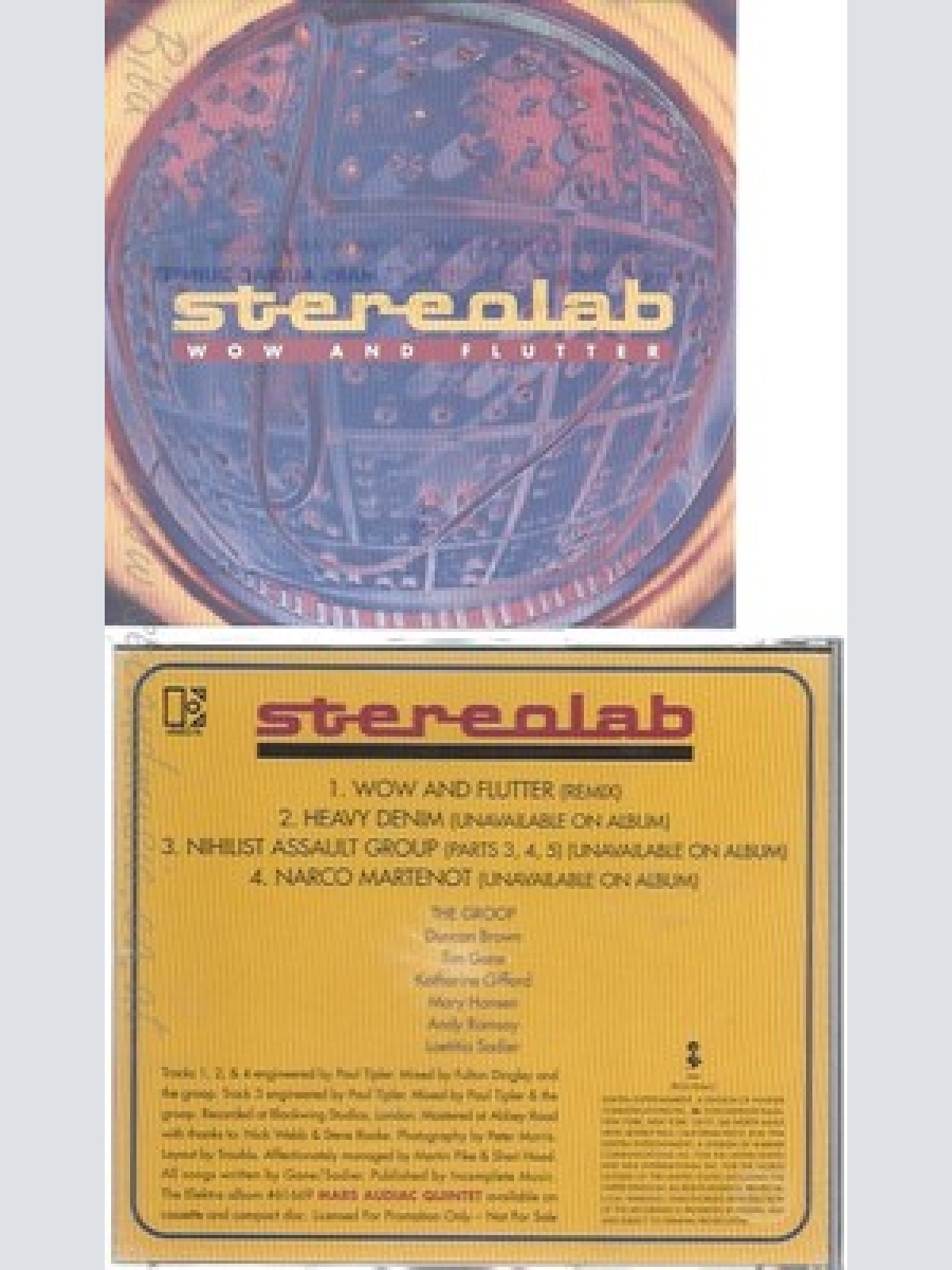 CD--STEREOLAB--WOW AND FLUTTER
