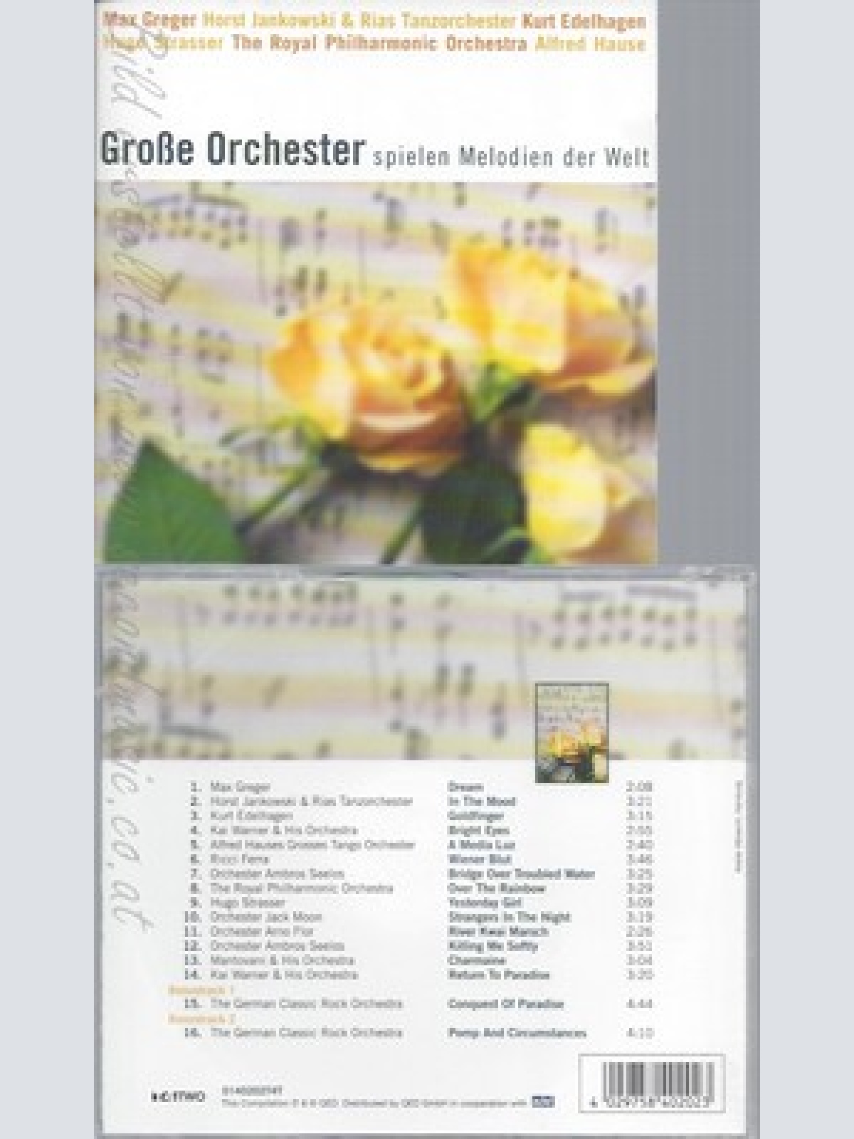 CD--VARIOUS UND VARIOUS -- -- -- GR.ORCHESTER-MELODIEN DER WELT