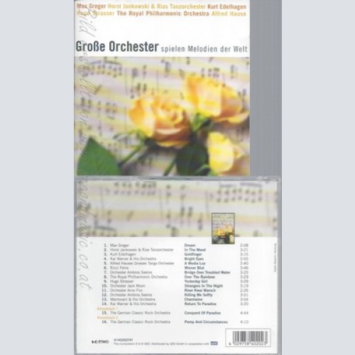 CD--VARIOUS UND VARIOUS -- -- -- GR.ORCHESTER-MELODIEN DER WELT