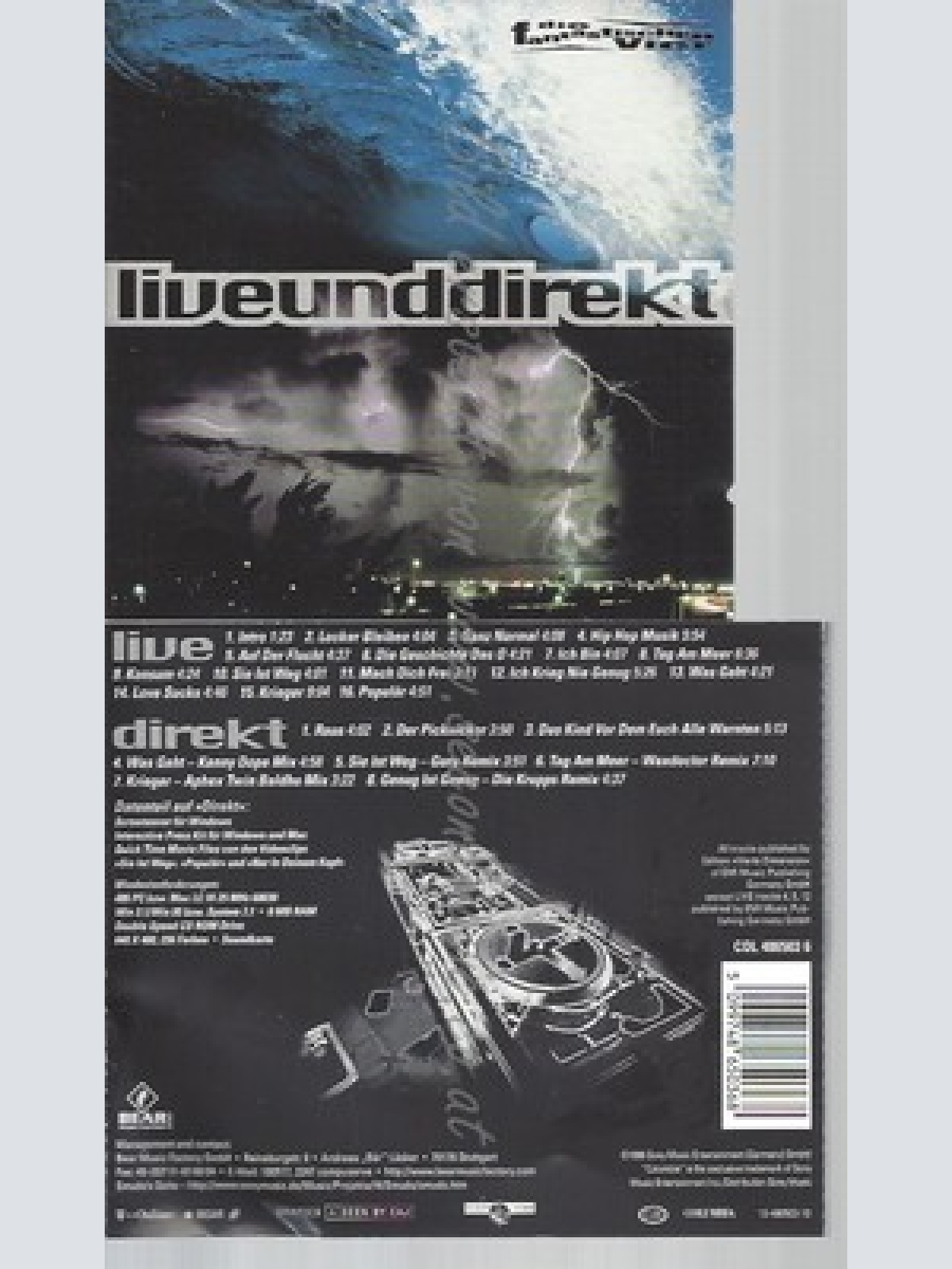 CD--DIE FANTASTISCHEN VIER -- --2CD -- LIVE UND DIREKT