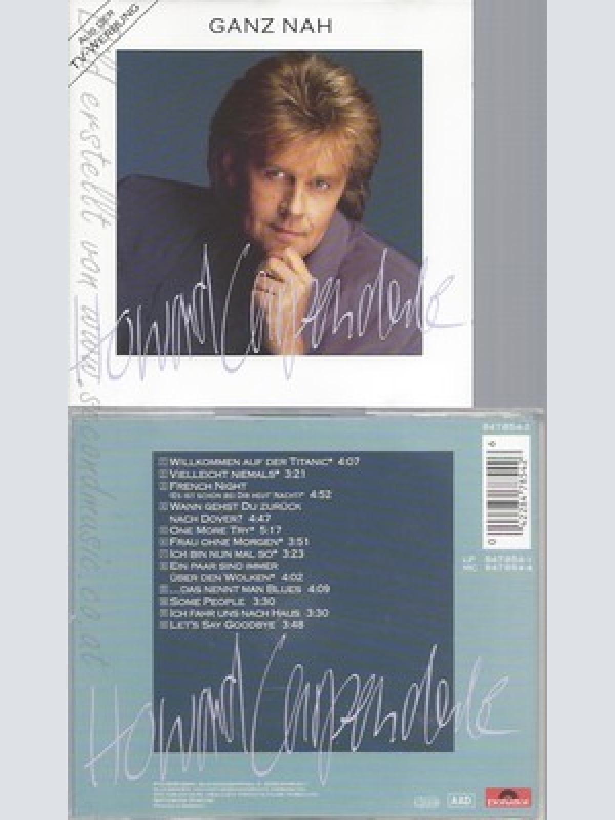 CD--HOWARD CARPENDALE -- -- GANZ NAH